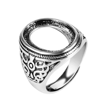 13*18 мм 2019 горячая распродажа, старинное кольцо, основа для оправы, не выцветающий цвет, мужское кольцо, заготовка