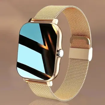 2023 Смарт-Часы Для Мужчин Женщин Подарок С Полным Сенсорным Экраном Спортивные Фитнес-Часы Bluetooth Звонки Цифровые Умные Часы Наручные Часы