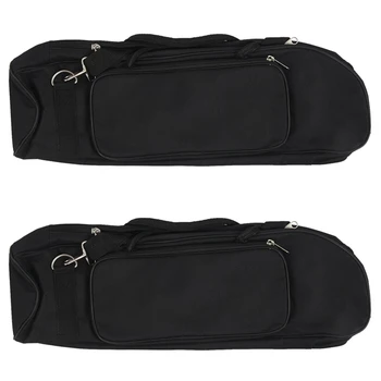 2X Концертная сумка для трубы, профессиональный мягкий чехол для переноски, рюкзак, сумочка с плечевым ремнем, инструмент