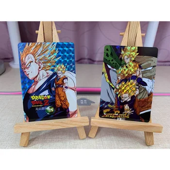 9 шт./компл. классический Аниме Dragon Ball, окружающий Супер Сайян Гоку Вегета персонаж флэш-карты детская коллекционная игрушка в подарок
