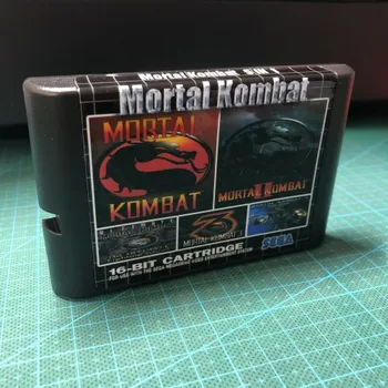 Mortal Kombat 5 В 1 16 бит MD Игровая карта для Sega Mega Drive и Genesis