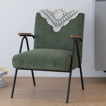 Nordic Mobile Lounge Chair Портативный Акцент для макияжа Ленивое кресло с откидной спинкой Кресло для переодевания Шезлонги для чтения Мебель для гостиной