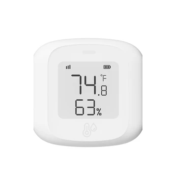 Tuya Smart Wifi Датчик температуры и влажности термометр-гигрометр для помещений + ЖК-дисплей для Alexa Google Home