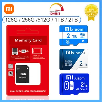 Xiaomi 2 ТБ Карта Памяти 1 ТБ 512 ГБ Флэш-Память SD Карты A2 Высокоскоростная Карта Памяти Micro TF/SD 128 ГБ Адаптер Dash Для Камеры/ Дрона