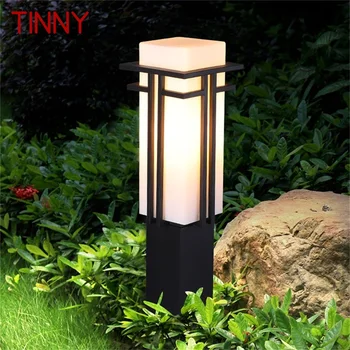 · Жестяные наружные фонари для газона, современная садовая лампа, светодиодная водонепроницаемая IP65, декоративная для дома, для дуплексной виллы