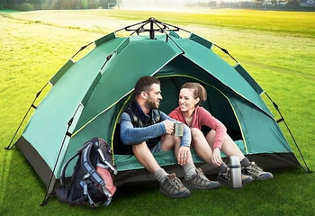 Автоматическая выдвижная палатка для кемпинга на открытом воздухе, ветрозащитный навес для помещений, портативный складной семейный кемпинг