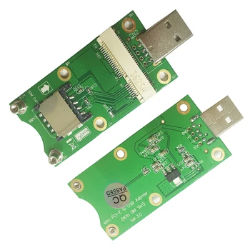 Адаптер Mini PCI-E к USB со слотом для SIM-карты для модуля WWAN/ LTE преобразует беспроводную мини-карту 3G/ 4G в порт USB