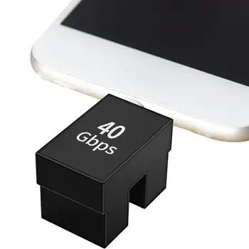 Адаптер USB C и коннектор 100 Вт Быстрая зарядка Адаптер передачи данных со скоростью 40 Гбит /с адаптер видеовыхода 8K для офиса
