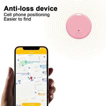 Анти-Потерянный Искатель Портативное Устройство GPS-Трекера С Длительным Сроком Службы Батареи Анти-Потерянная Сигнальная Бирка Bluetooth-Совместимая для Кошелька Pet Key Phone