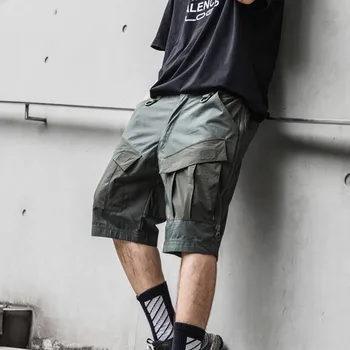 Армейские тактические шорты Уличные камуфляжные походные шорты Мужские Свободные прямые короткие брюки Летние Альпинистские треккинговые шорты-карго