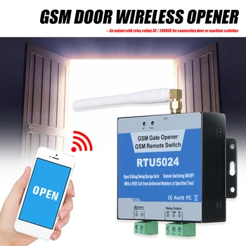 Безопасность RTU5024 GSM Открывалка для ворот Переключатель доступа к двери Реле бесплатного вызова Беспроводной пульт дистанционного управления для домашних украшений спальни