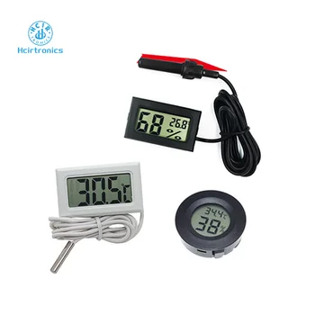 Встроенный цифровой термометр с датчиком температуры, электронный датчик температуры FY-10 FY-11 FY-12, экономичный