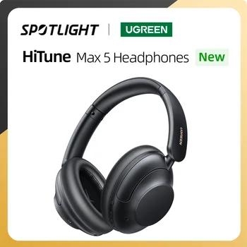 Гибридные наушники UGREEN HiTune Max 5 с активным шумоподавлением Hi-Res Sound Наушники Bluetooth с многоточечным подключением