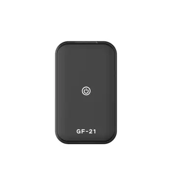 Голосовое управление черным автомобилем Автомобильный GPS-локатор Адсорбционный мини-трекер для предотвращения потерь Gf21 Sim-позиционер Отслеживание в реальном времени Wi-Fi