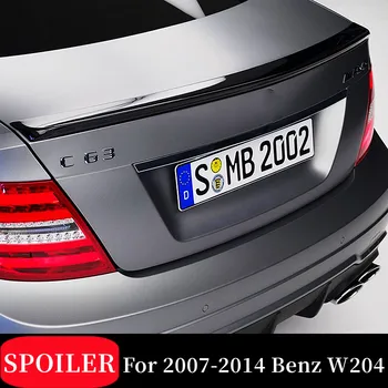 Для 2007-2014 Mercedes Benz C-Class W204 C180 C250 C300 C63 AMG Задняя Крышка Багажника Багажник Утиный Хвост Спойлер Крылья Аксессуары Для Тюнинга