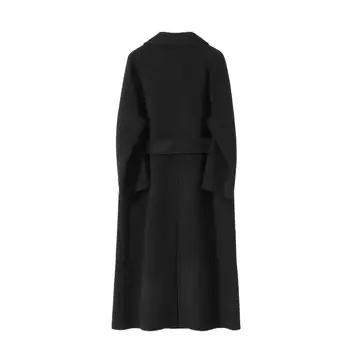 Женская одежда 2023 года, высококачественная двусторонняя шерстяная ветровка, шерстяное пальто, шерстяное пальто, осень-зима, новинка