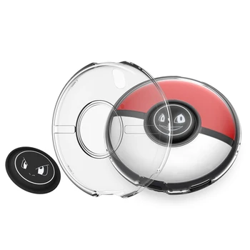 Защитный чехол Прозрачный защитный жесткий чехол с силиконовой прокладкой для Pokémon Go Plus + Crystal