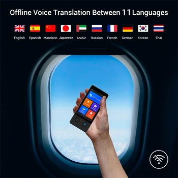 Интеллектуальный мгновенный голосовой переводчик W12 144 Точное устройство онлайн-офлайн-перевода текстов и фотографий в режиме реального времени