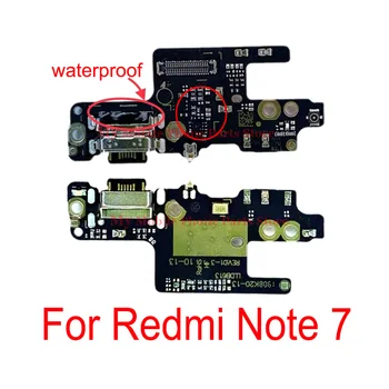Качественная USB-док-станция для зарядки, плата порта, гибкий кабель для зарядного устройства Xiaomi Redmi Note 7, плата порта для зарядки, гибкий кабель для Redmi Note 7
