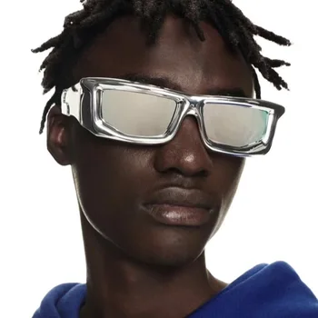 Квадратные Киберпанковские Солнцезащитные очки Y2K 2023 Недавно поступившие Женские Роскошные Прямоугольные Солнцезащитные Очки Мужские Футуристические Gafas De Sol