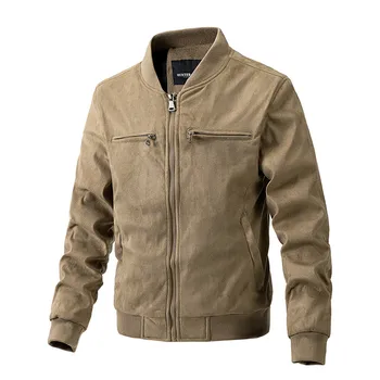 Мужская зимняя куртка-пиджак с матовым покрытием, плюшевый лацкан, Однотонная Свободная Повседневная Утепленная Офисная верхняя одежда, Американская ретро-мужская одежда
