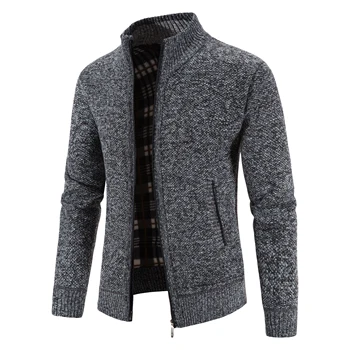 Мужской свитер, куртка, Зима-осень, холодное пальто, флисовый кардиган на молнии, Мягкие джемперы, Водолазка, Теплая верхняя одежда высокого качества Y2K