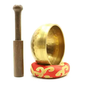 Набор Тибетских поющих чаш, Звуковая Чаша для исцеляющей медитации, Небесный и расслабляющий звук, Подарок для медитации Йоги Для исцеления тела Praye