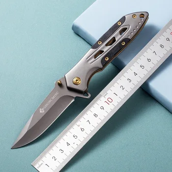 Нож для Самообороны Высокой Твердости G10 Складной Нож Походный Карманный Нож Золотой Складной Нож Faca Tática De Sobrevivência