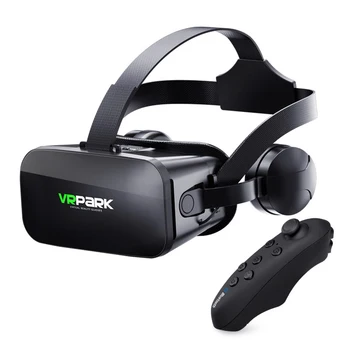 Очки виртуальной реальности VRPARK J20 3D для смартфонов 4.7- 6.7, игровая стереосистема для iPhone Android с контроллерами гарнитуры