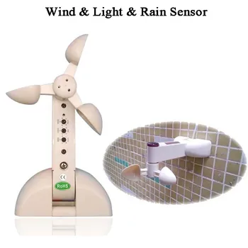 Проводной беспроводной датчик погоды DC12V, датчик ветра, Чувствительный к дождю, Закрывающие окно шторы, жалюзи, датчик воды, детектор дождя
