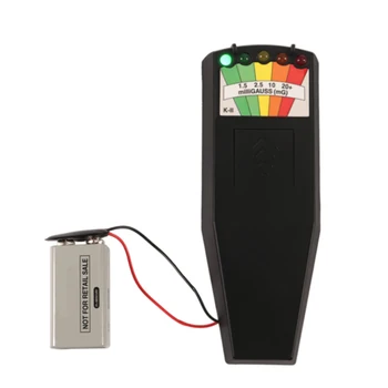 Светодиодный детектор электромагнитного поля Портативный измеритель ЭДС Гаусса, измерительный прибор