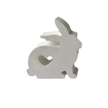 Силиконовая форма с сердечком Кролика, Эпоксидная смола, форма для свечей, инструмент для украшения торта для конфет, кексов IMNT