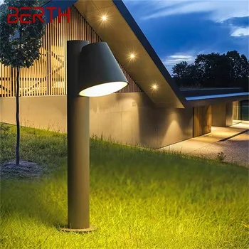 Современный уличный светильник для газона в скандинавском стиле, светодиодный водонепроницаемый светильник для дома, дорожки, сада