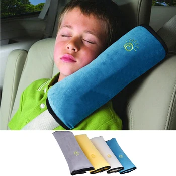 Универсальный чехол для автомобильного ремня безопасности, регулируемый плюшевый чехол для автомобильного ремня безопасности, накладка на плечо для детей и взрослых, аксессуары для интерьера автомобиля