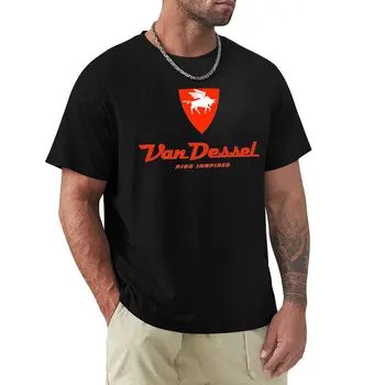 Футболка Van Dessel, черная футболка, одежда в стиле хиппи, одежда с аниме, мужская тренировочная рубашка