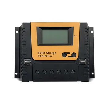 ШИМ-контроллер 20A Solar Charge VT2048 12/24/36 /48V Автоматическая идентификация PWM 4 порта USB для систем выработки солнечной энергии